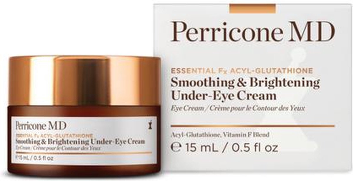 Perricone Md Essential Fx Acyl-glutathione Smoothing & Brightening Under-eye Cream Creme Kringen/wallen/rimpels 15ml