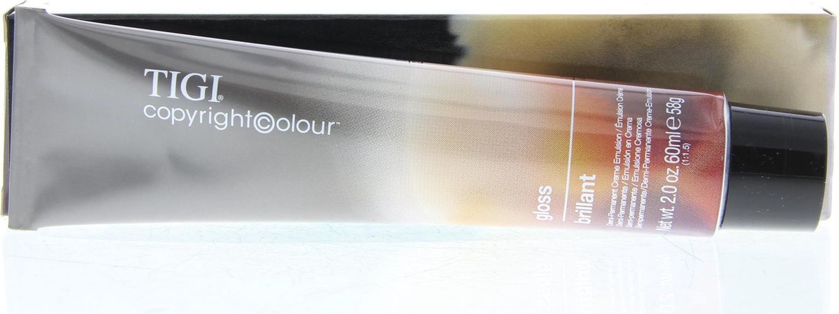 Tigi Haarverf Copyright Colour Gloss Demi-Permanent Creme Emulsion 2/0 2N Darkest Natural Brown