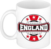 England / Engeland embleem theebeker / koffiemok van keramiek - 300 ml - Engeland / Groot-Britannie landen thema - supporter beker / mokken