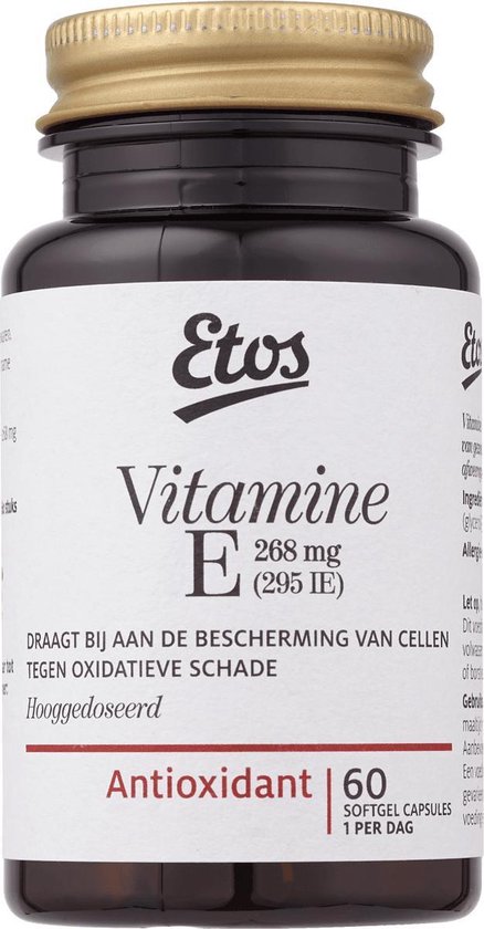 George Stevenson Arctic spoel Etos Vitamine E 295 IE voedingssupplement - 60 softgel capsules | bol.com