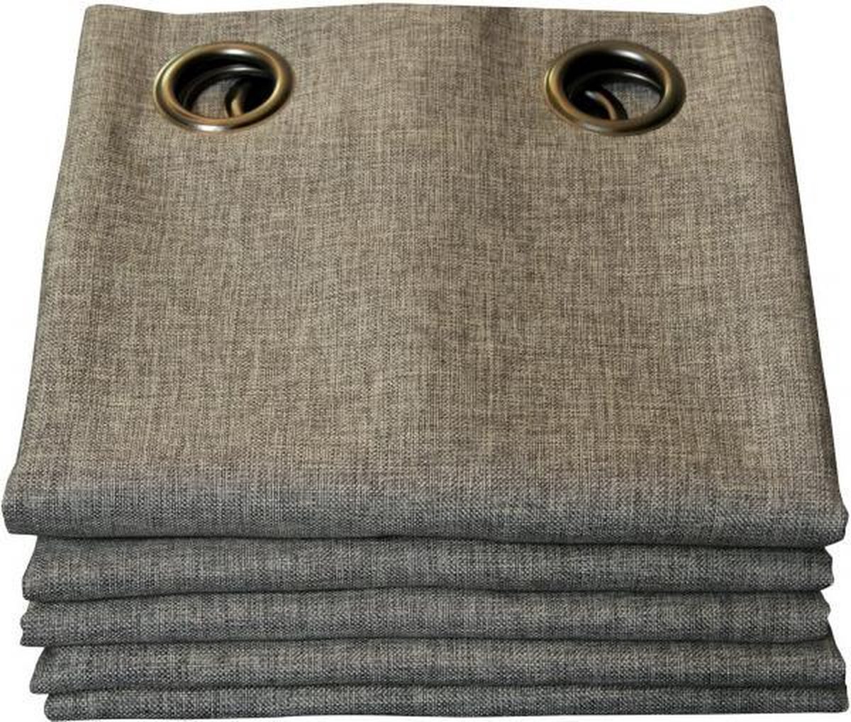 100% Verduisterend Gordijn Colorado Taupe MC740