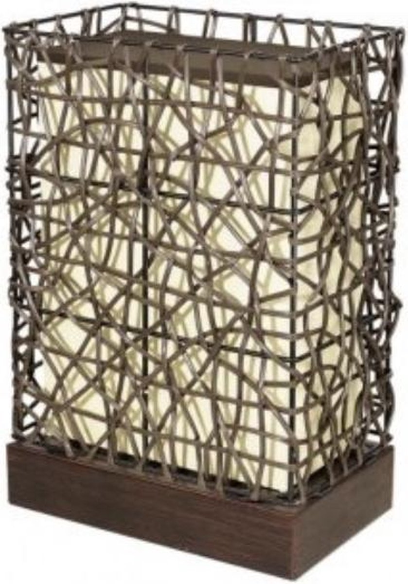 Design staande lamp lamp buiten licht bruin 1x E27 EGLO 89561