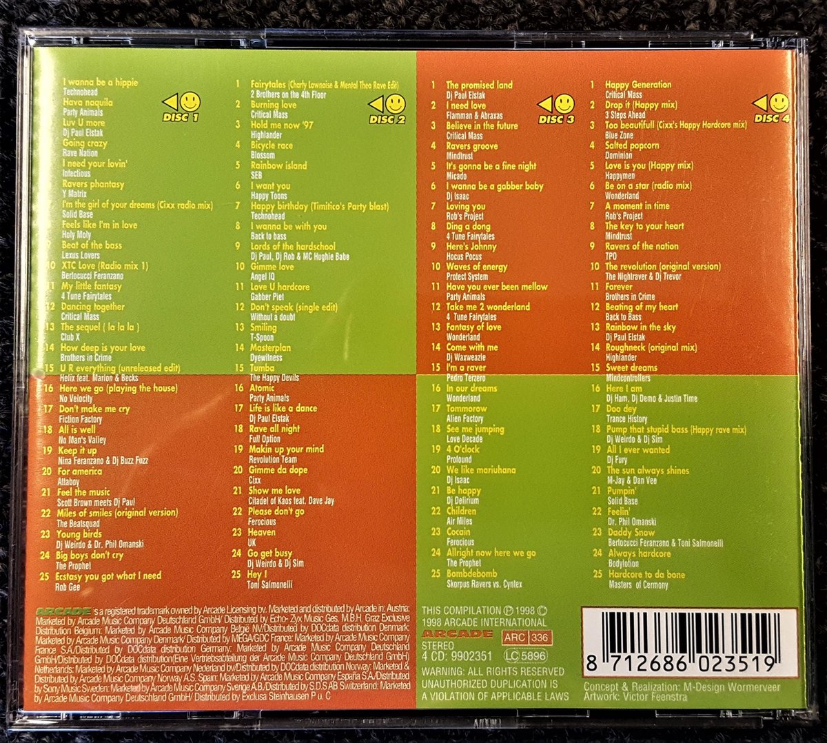 Happy Hardcore 100 (4CD)