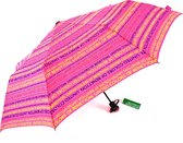 Benetton paraplu opvouwbaar Mini AC Jeisa rose