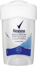 Rexona Women - Deodorant Vrouw Stick - Maximum Protection Clean Scent - Voordeelverpakking 6 x 45 ML