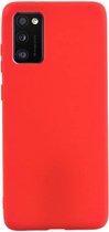 Samsung Galaxy A41 Hoesje Rood - Siliconen Back Cover
