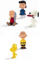 Schleich - Snoopy/ Peanuts speelfigurenset - 5 stuks (+/- 6 cm).