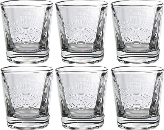 Bedoel privacy Makkelijk te gebeuren 6 x Jack Daniel's Tumbler Whiskeyglas | bol.com