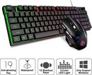 Gaming Muis en Toetsenbord | Toetsenbord en Muis Bedraad | Game Muis en Toetsenbord Set | Mechanisch Gevoel Led Verlichting