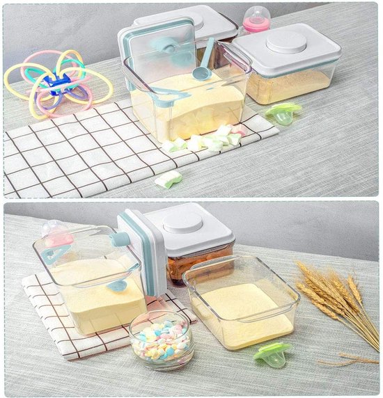 Ankou Melkpoeder bewaarbus 1000ml - Melkpoeder doseerdoos - Babyvoeding opslag - BPA-vrij - Portable box voor melkpoeder en eiwitpoeder van ANKOU — afbeelding 5