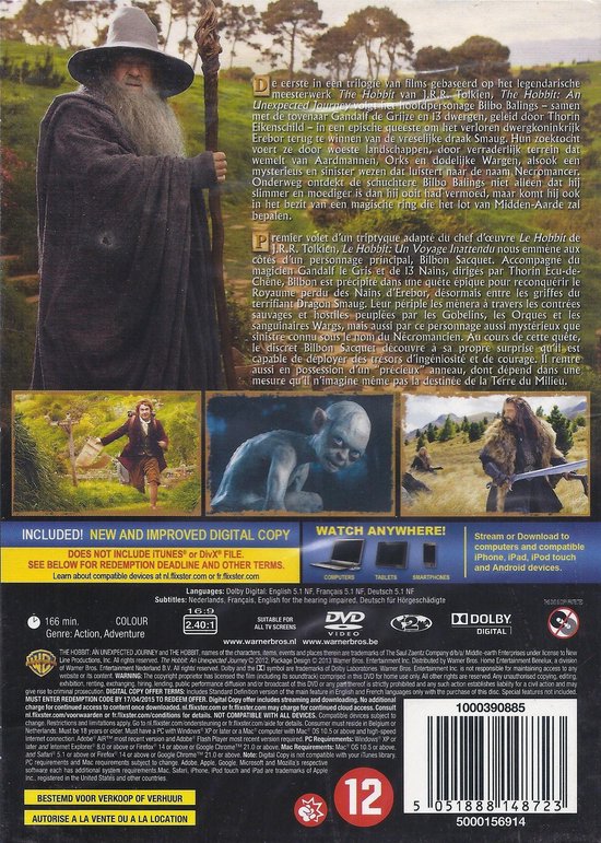 Hobbit - An Unexpected Journey (DVD)
