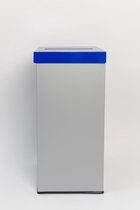 Easybin Eco flex 50 Liter vierkante vuilbak Blauw