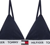 Tommy Hilfiger - dames flag logo padded triangle blauw - XL