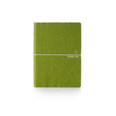 CIAK notitieboek Think Natural - ECO made - 12x17cm - gelinieerd - geschept papier - lime