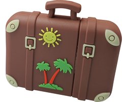 Ulticool USB stick reis travel koffer zon palmboom retro vintage 64GB high speed (USB 3.0) - reizen gadget cadeau - travel accesoires - reis gadgets - reiskoffer - Cadeau Idee - Cadeaupakket - Pakket - Top 10 - Kados