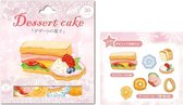 "Dessert Cake" sticker packs | 30 stickers | Roze | cadeau – kado – geschenk – gift – verjaardag – verassing – feestdag – versiering – decoratie - koek - gebak - toetje - vla - keu