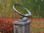 Statue de jardin - statue en bronze - Sculpture moderne 'Ensemble' - Bronzartes - hauteur 30 cm