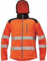 CRV Knoxfield Hi-Vis Softshell Jas Fluo Oranje - oranje - 3XL