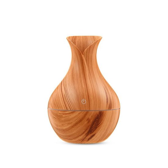Aroma Diffuser - Luchtbevochtiger Aroma Therapie + NEUTRIHERBS Olie 10 ML - Vernevelaar – Verstuiver – Lichtbruin