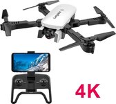 MINI DRONE MET CAMERA | wit | EXTRA ACCU | 4K Full HD Dual Camera | Foto & Video | 30 min vliegtijd