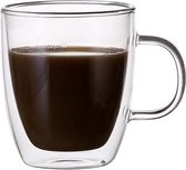 Dubbelwandige koffie-/theeglazen, set van 2