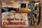 Wandbord - Dart For A Guinness