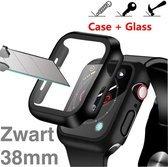 Saliseal Screenprotector + Hoesje - Apple Watch 38 mm - Zwart