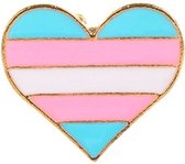 Pride Transgender Kledingspeld - Gay Pride - Trans Pin Broche - 1 stuks