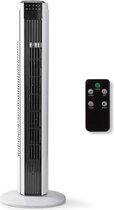Torenventilator - 45 Watt - 3 snelheden - Zwart - Wit - Allteq