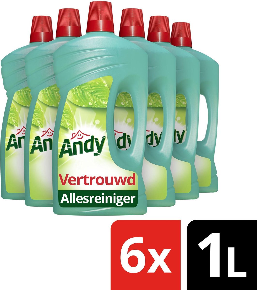 Andy Vertrouwd Allesreiniger - 6 x 1 liter - Voordeelverpakking | bol.com