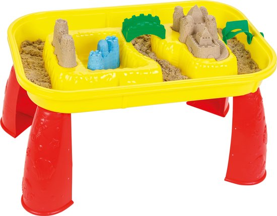 Zand en watertafel - Geel - Buitenspeelgoed - Speeltafel - kinderspeelgoed 2  jaar -... | bol