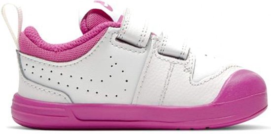 Baskets Nike - Taille 23,5 - Fille - blanc / rose / noir | bol.com