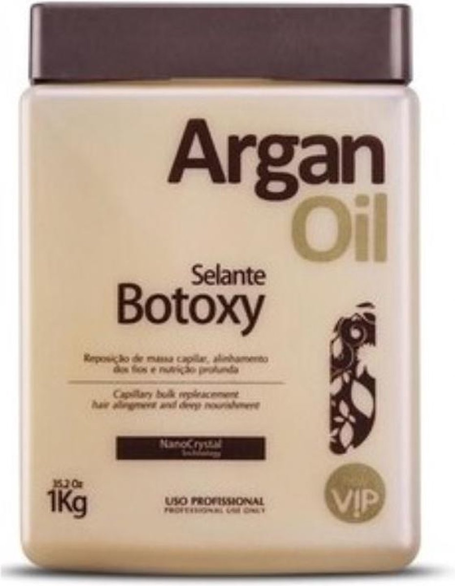 VIP Argan Oil Botox(Ztox) 950g formolvrij Braziliaans na keratine behandeling 950g