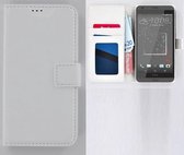 Book case hoesje voor HTC Desire 628 - Wit