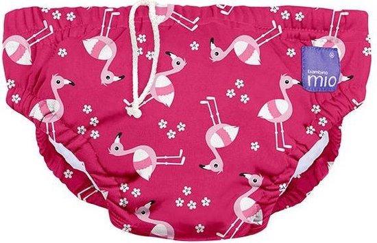 Bambino Mio Wasbare Zwemluier Flamingo Roze - < 6 maanden
