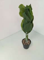 Mooie kunstplant - met grind ( 40 cm)