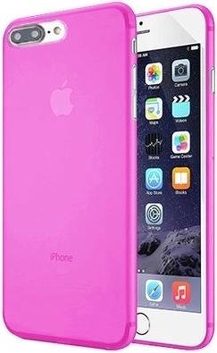 Geschikt voor iPhone 7 Plus hoesje tpu siliconen case roze