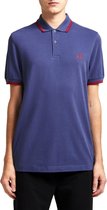 Fred Perry Poloshirt - Mannen - donkerblauw/rood