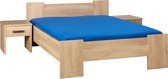 Bedframe 160x200 cm - Incl Middenbalk - Nebreska Eiken - Wouw