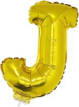 Folie ballon letter J Goud
