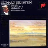 Brahms . Symphony No. 1 & Serenade No. 2  - NYP Bernstein