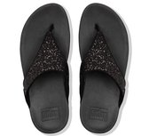 FitFlop Lulu Toe Thongs slippers zwart - Maat 37