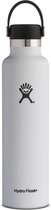 Bol.com Hydro Flask Standard Mouth Flex Cap Drinkfles (709 ml) - Wit aanbieding