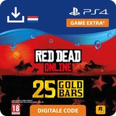 Red Dead Online - digitale valuta - 25 Red Bars - NL - PS4 download