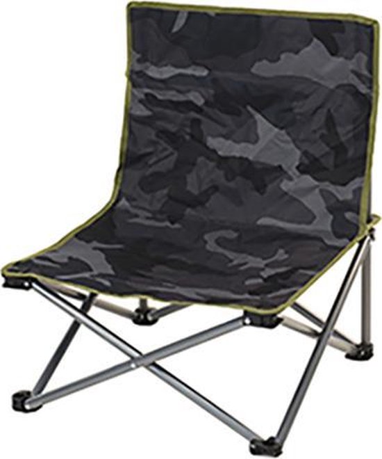 Vissersstoel - Campingstoel Camouflage 58x14x14 Cm - lage zit - Grijs |  bol.com