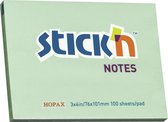 Stick'n sticky notes - 76x102mm - pastel groen - 100 memoblaadjes
