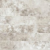 Horizons steen beige (betonlook vliesbehang, beige)