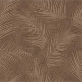 Palma palm terracotta natuur (vliesbehang, bruin)