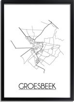 DesignClaud Groesbeek Plattegrond poster A2 poster (42x59,4cm)