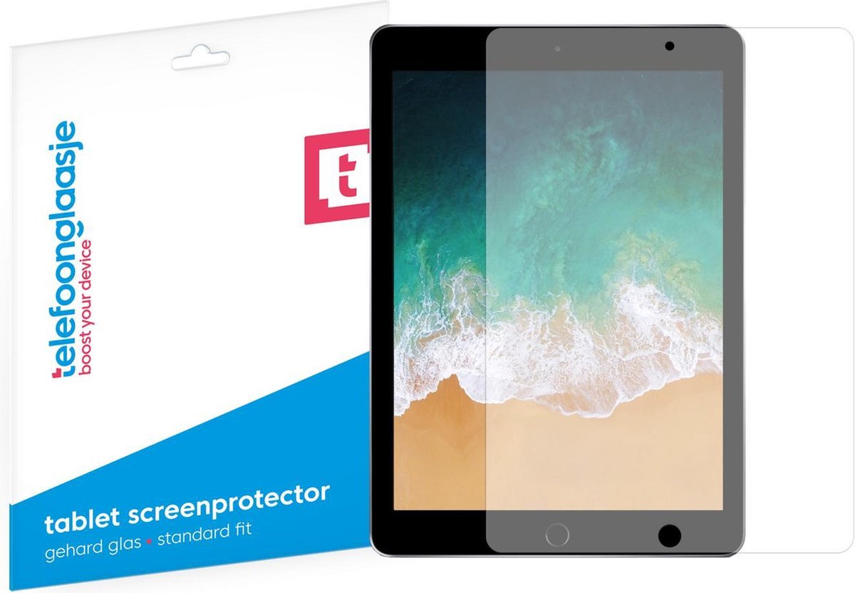 iPad 2017 (9.7 inch) screenprotector gehard glas Case Friendly